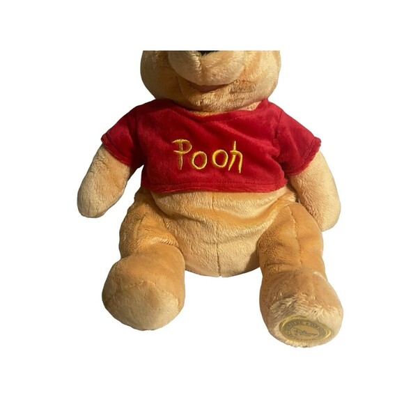Disney Store Winnie The Pooh 16” Plush Stuffed Classic Bear Red Sweater - Picture 10 of 16